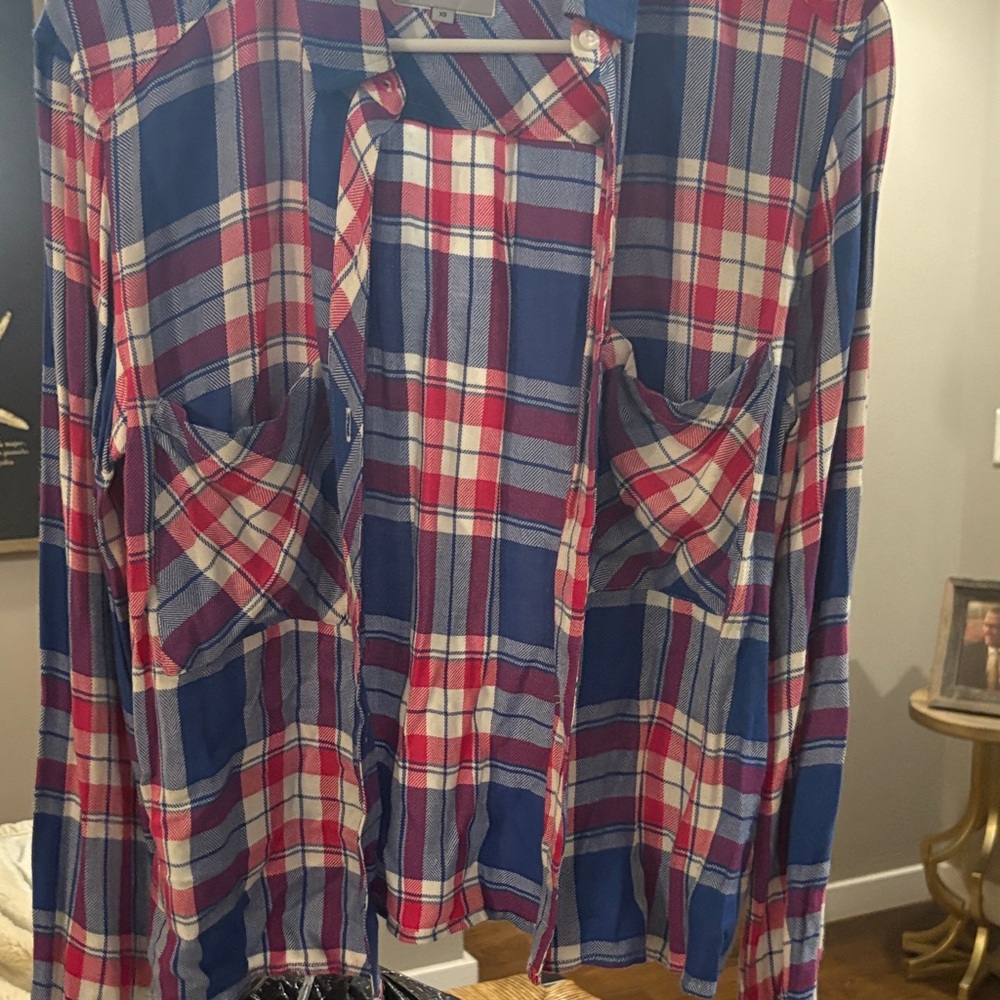 Rails Red and Blue Plaid Shirt